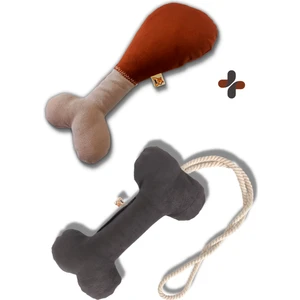 Utd Pet Chicky Sesli Kemik Köpek Oyuncağı + Bestie Çekiştirmeli Kemik Köpek Oyuncağı