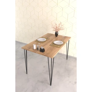 Hediyeler Kapında 110X70 cm Ahşap Yemek ve Balkon Masası