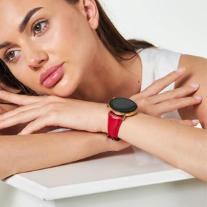 Huawei Watch Samsung Galaxy Watch Kadın Deri Kordon Huawei Gt Gt2 Gt3 42 Mm, Samsung Watch4 Watch5 Watch 6 Watch 5 Pro 40mm 43mm 44mm 45mm 46mm 47mm Active2  20MM Deri Kayış