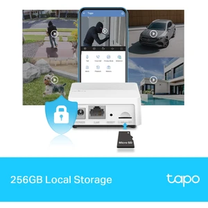 Tapo H200, MicroSD Kart Destekli Akıllı HUB, Tapo Akıllı Anahtar, Düğme ve Sensörle Çalışır, 64 Cihaz + 4 Kapı Zili/Kamera Bağlanabilir, 19 Zil Sesi Seçeneği, Kablolama Gerekmez