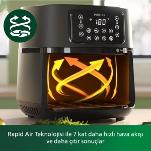 Airfryer 5000 Serisi Xxl Connected 7,2 Litre Aksesuarhediyeli