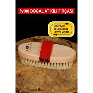 %100 Doğal At Kılı Selülit Fırçası & Kuru Vücut Fırçası