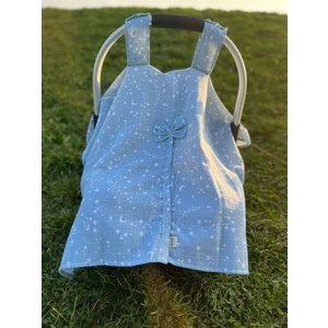 Run Baby Müslin Kumaş Çıt Çıtlı Puset Örtüsü  75X100CM