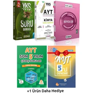 A Yayınları Artınet YKS Fizik Soru Bankası+Robert Kimya Sb+Başat Biyoloji Sb+Örnek AYT Son 5 Yıl+ler