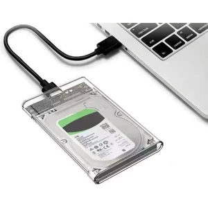 Coverzone Sata SSD ve 2.5 Inch Notebook Harddiskleri Taşınabilir Harddiske Çeviren Kutu Yüksek Hızlı 2tb USB 3.0 Için 2.5 Inç Sata Harici Sabit Disk SSD HDD Hard Disk Şeffaf Sabit Disk Kutusu