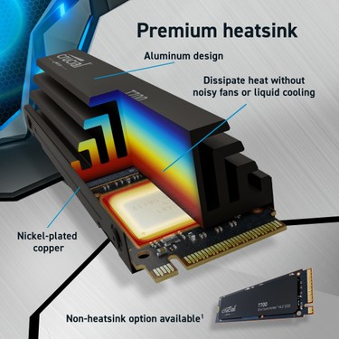 Crucial T700 2TB PCIe Gen5 NVMe M.2 SSD CT2000T700SSD5 Fiyatı