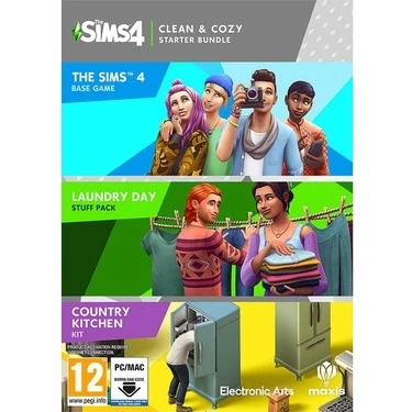 The Sims 4: Clean & Cozy Starter Bundle EA/Origin PC Oyun (The Sims 4 Ana Oyun + Clean