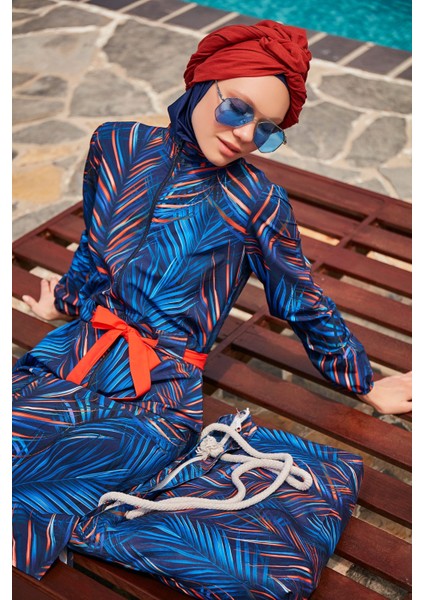 Lacivert Kombinli Plaj Çantası C2305 fiyatları