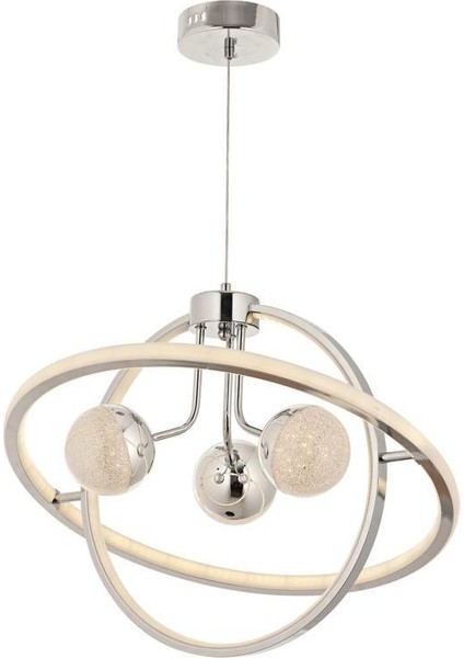 166079-50 Krom Sarkıt LED Avize