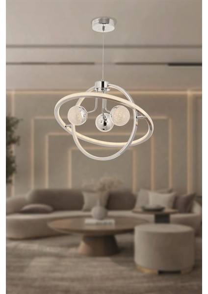166079-50 Krom Sarkıt LED Avize fiyatları