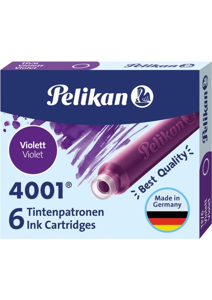 Dolma Kalem Kartuşu 6'lı Mor