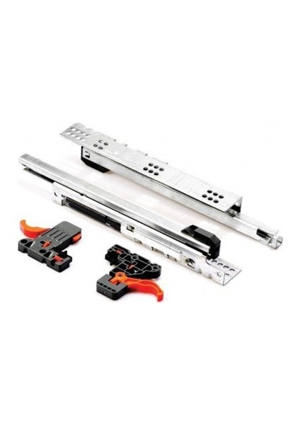 Smart Tek Açılım Frenli Ray+Mandal 55 cm