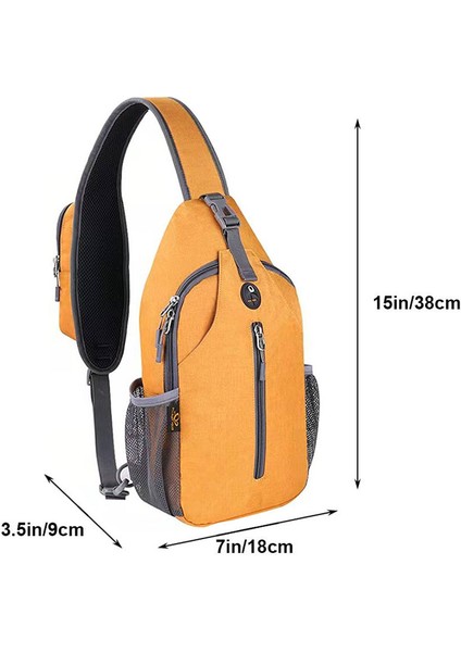 Erkek Outdoor Göğüs Çantası - Turuncu (Yurt Dışından) fiyatları