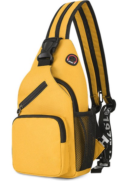 Tote Messenger Çok Fonksiyonlu Sırt Çantası Büyük Kapasiteli Sarı (Yurt Dışından)