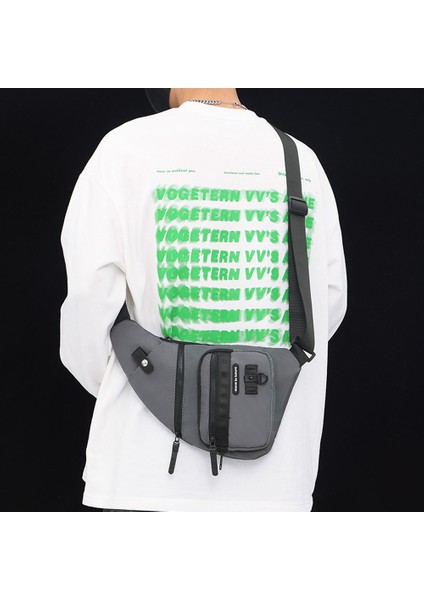 Yeni Erkek Çantası Moda Postacı Çantası - Oxford Su Geçirmez Çanta Gri (Yurt Dışından) fırsatları