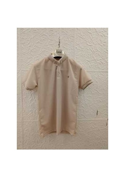 Erkek Polo Yakalı Düğmeli Yazlık Trend Pamuklu Tişört
