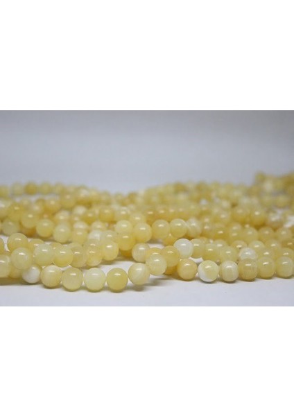 Kalsit Taşı Yarım Dizi 10MM (18CM Uzunluğundadır) modelleri