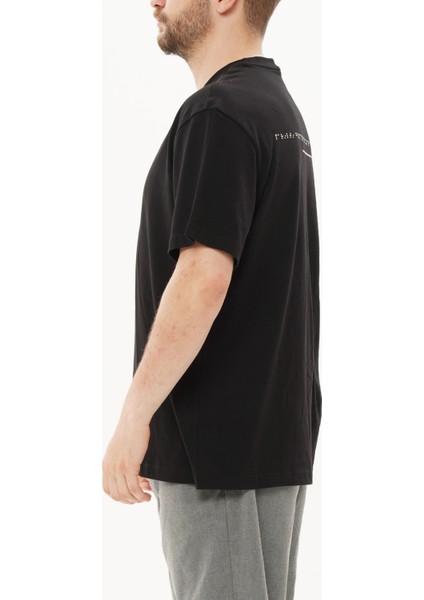 Derneği Hayat Dokunmayla Başlar - Siyah Oversize Unisex T-shirt
