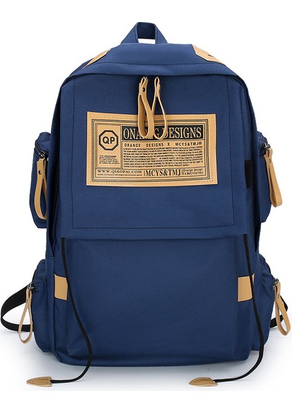 Kanvas Büyük Kapasiteli Seyahat Bilgisayarı Erkek Sırt Çantası (Yurt Dışından)