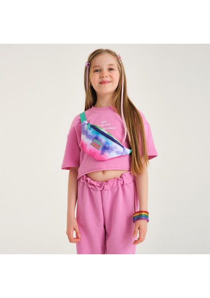 Renkli Boyama Bel Çantası ve Bozuk Para Çantası Seti - Kız Çocuk fiyatları