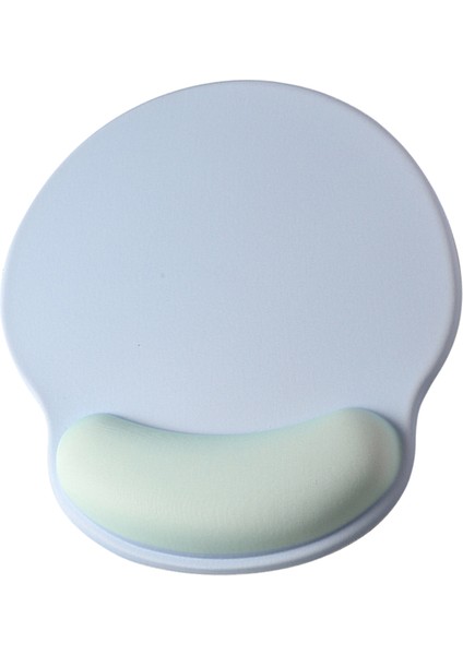 Şeker Renkli Mouse Pad, Jel Bileklik Destekli, Mavi Yeşil (Yurt Dışından)