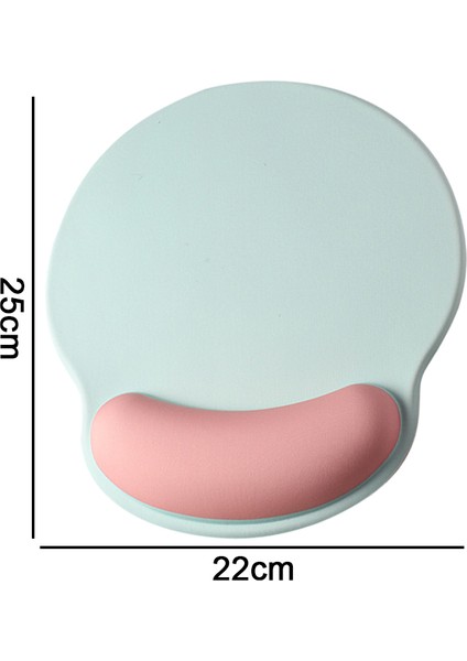 Şeker Renkli Mouse Pad, Jel Bileklik Destekli, Yeşil Pudra (Yurt Dışından) fiyatları