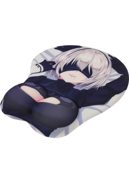 Jel Bilek Destekli Kaymaz Mouse Pad (Siyah) (Yurt Dışından) fiyatları