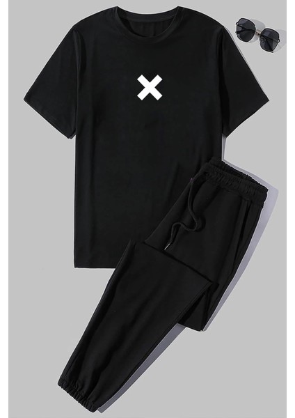 Unisex x Baskılı 2'li Eşofman Takımı