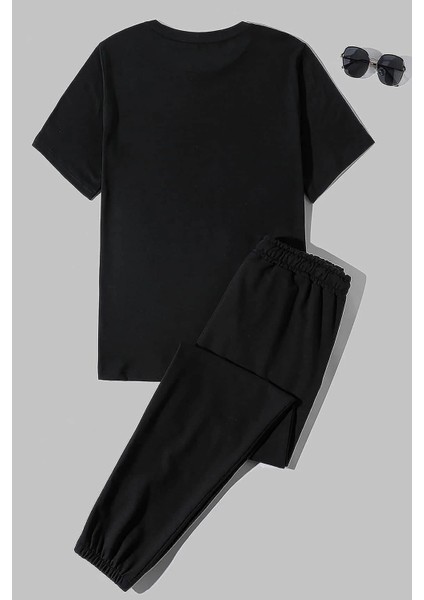 Unisex x Baskılı 2'li Eşofman Takımı