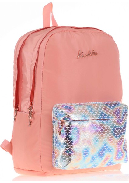 Parlak Somon Okul Sırt Çantası ve Kalemlik Seti - Kız fiyatları