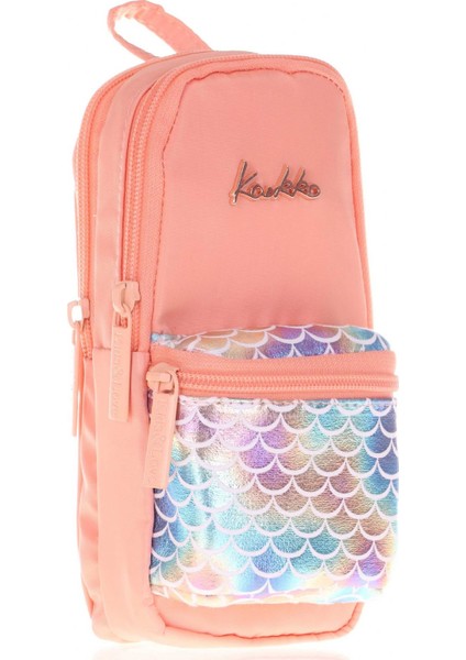 Parlak Somon Okul Sırt Çantası ve Kalemlik Seti - Kız modelleri