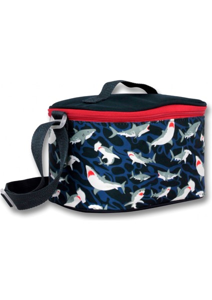 Cennec Dört Bölmeli Lacivert Kırmızı Köpekbalığı Ilkokul Sırt Çantası Seti - Erkek Çocuk modelleri
