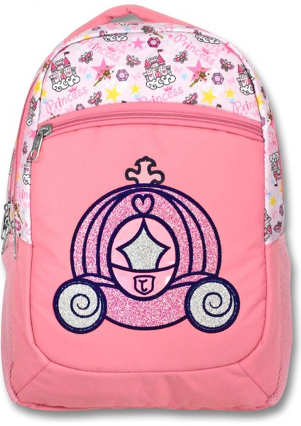 Cennec Üç Bölmeli Pembe Prenses Ilkokul Okul Sırt Çantası - Kız Çocuk fiyatları