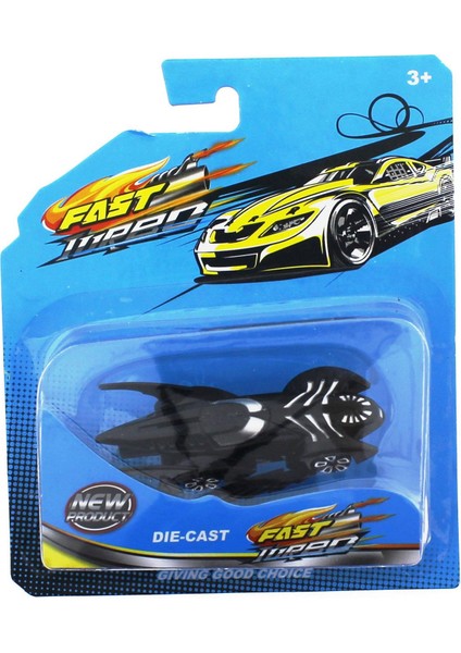 Kanatlı Yarasa Araba Die Cast 1:64 Ölçekli Metal Tasarım