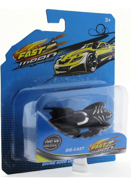 Kanatlı Yarasa Araba Die Cast 1:64 Ölçekli Metal Tasarım