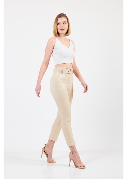 Kemerli Pantolon modelleri