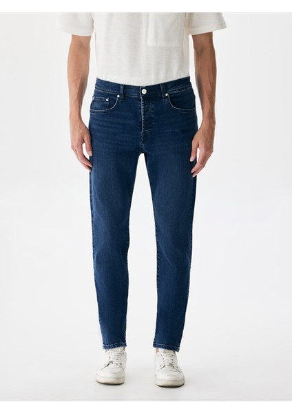 Erkek Lawrıe Y Normal Bel Dar Paça Slim Jean Pantolon