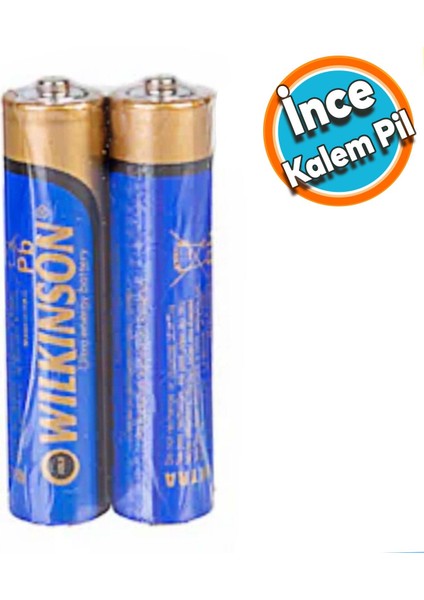 Wilkinson R03AAA Ince Kalem Pil Kumanda 2 Adet