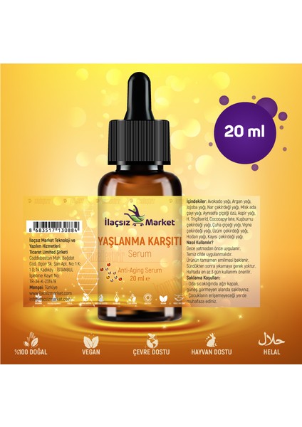 Yaşlanma Karşıtı Serum / 20 ml