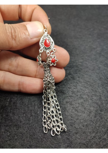 Iskeçe Tesbih Alman Gümüş Tesbih Püskülü