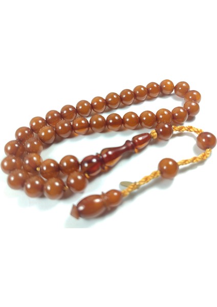 Junaid Hassan Usta İşi İmzalı Mühürlü Sıkma Kehribar No 2771 fiyatları