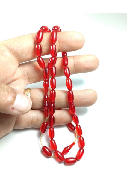 Halil Hilmi Usta İşi İmzalı Mühürlü Zar Kehribar Model No 2633 indirimleri