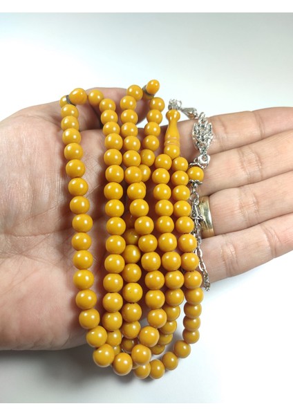 Kurt Başlı Alman Gümüş Püskül Kombinli Sıkma Kehribar fırsatları