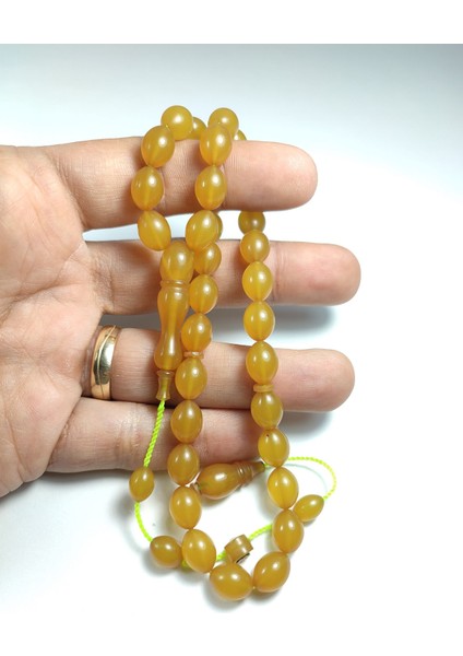 Mehmet Sancaktar Usta İşi İmzalı Mühürlü Sıkma Kehribar Model No 2608 fırsatları