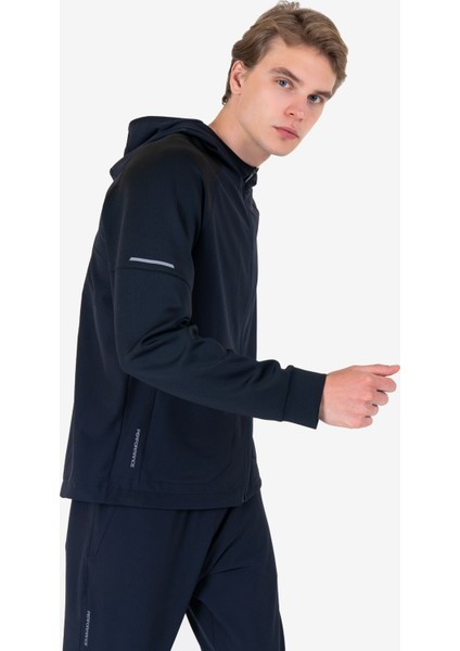 Lacivert Erkek Fermuarlı Kapüşonlu Sweatshirt 23N-1115 modelleri