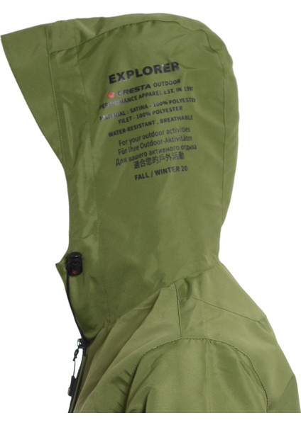 Outdoor Kapüşonlu Explorer Erkek Parka