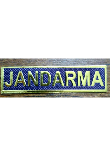 Jandarma Yazısı Plastik 3D Plasatik Akıncı Askeri Malzeme