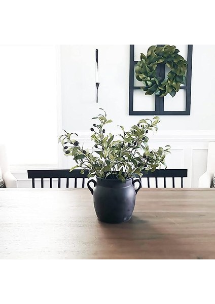Yapay Zeytin Dalı 45CM 4 Meyveli Yapay Çiçek modelleri