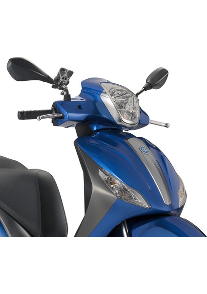 Piaggio Uyumlu Ayna Bağlantılı Telefon Tutucu Black