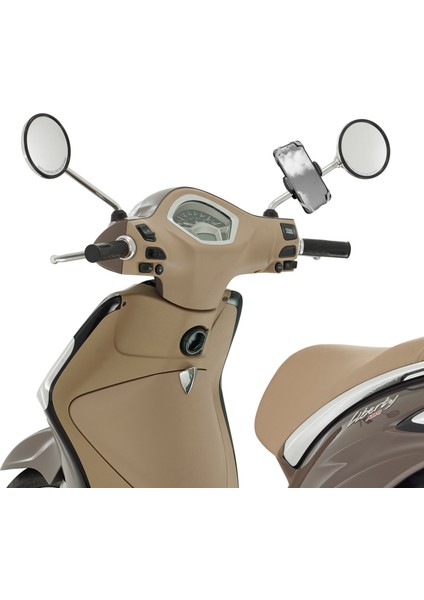 Piaggio Uyumlu Ayna Bağlantılı Telefon Tutucu Black fiyatları